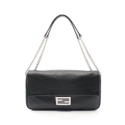 Fendi Baguette Chain Large Shoulder Bag Leather Bag