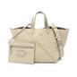 Fendi Selleria Diagonal Leather Tote Bag