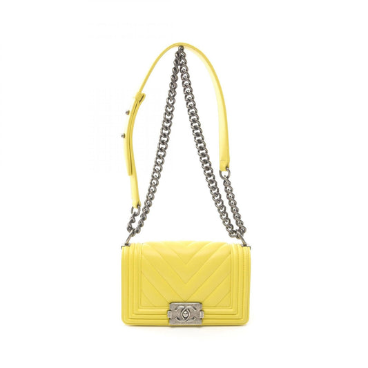 Chanel Boy Lambskin Shoulder Bag Style