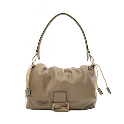 Fendi Mamma Baguette Leather Red Shoulder Bag Style 3
