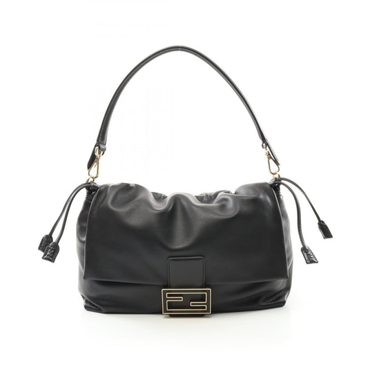 Fendi Mamma Baguette Leather Red Shoulder Bag Style 2