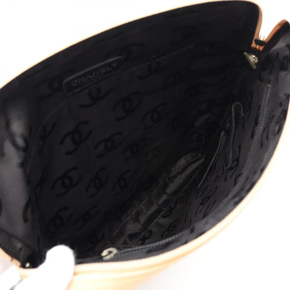 Chanel Cambon Line Large Pochette Leather Shoulder Bag