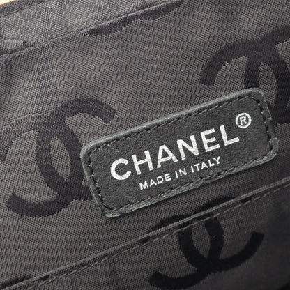 Chanel Cambon Line Large Pochette Leather Shoulder Bag