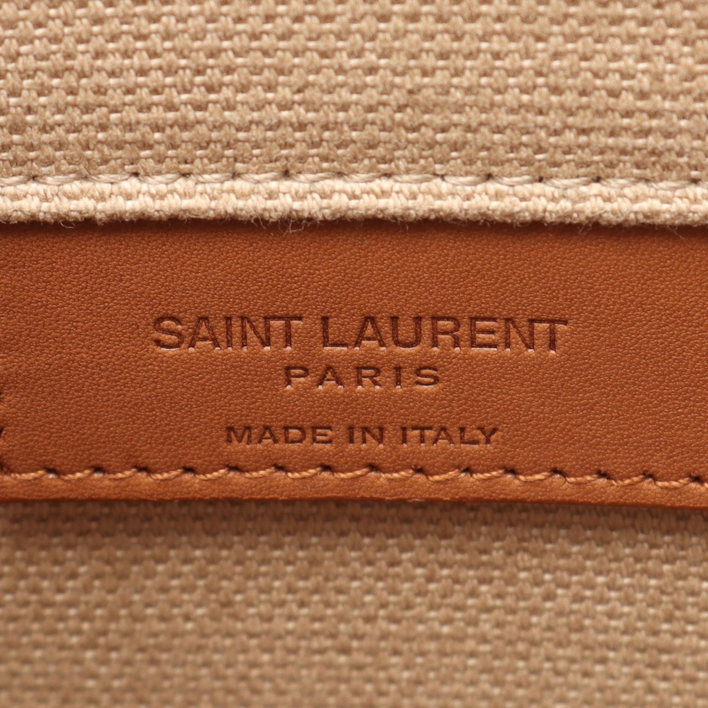 Saint Laurent Sac De Jour Canvas Leather Tote Bag