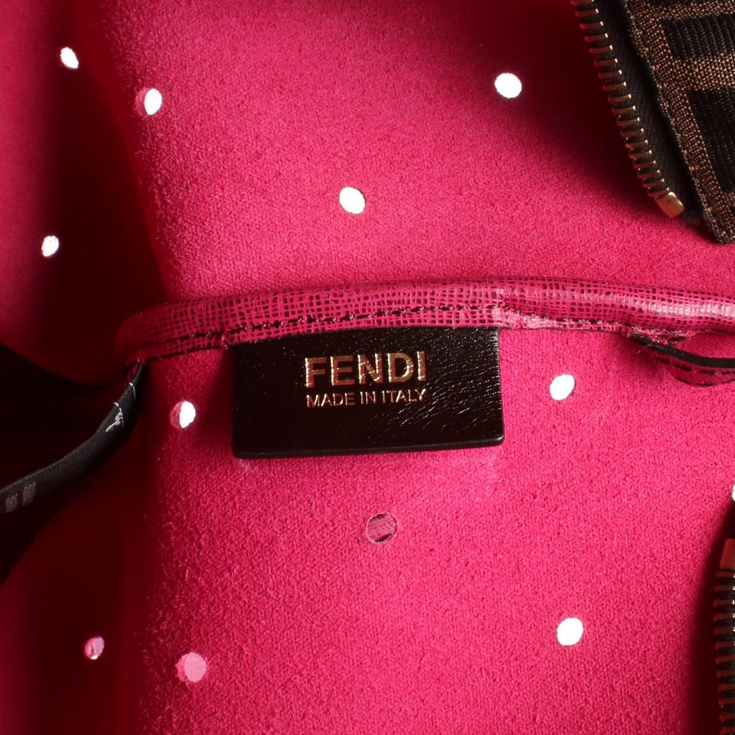 Fendi Pvc Coated Canvas Tote Bag