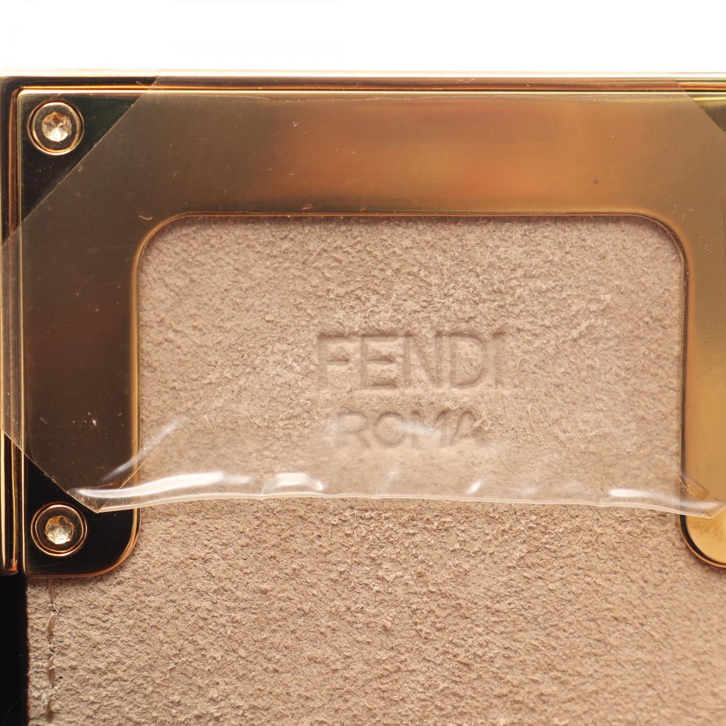 Fendi Croissant Leather Handbag