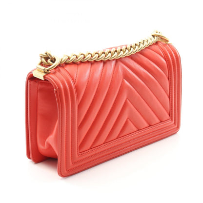 Chanel Boy Lambskin Shoulder Bag