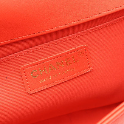 Chanel Boy Lambskin Shoulder Bag