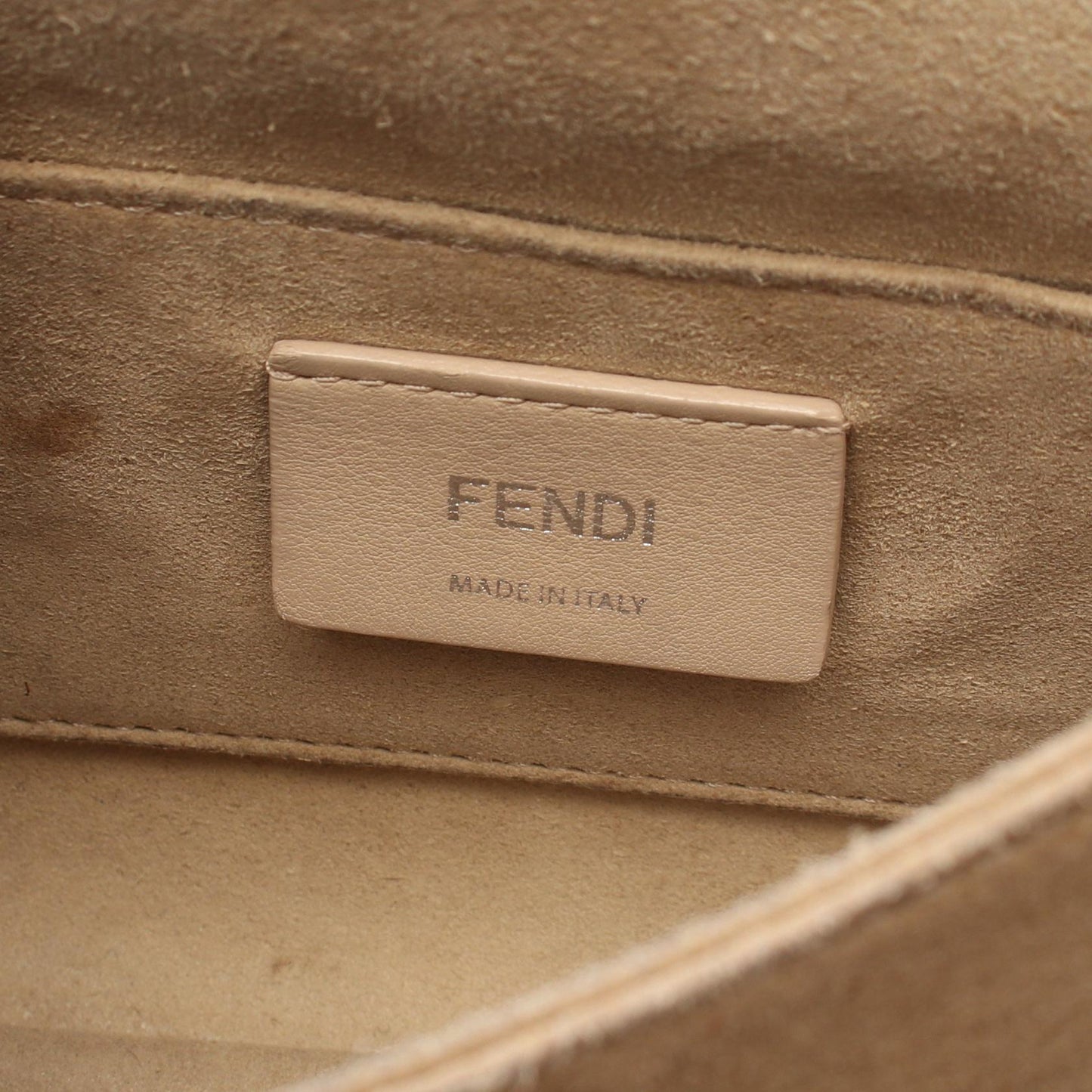 Fendi Box Leather Shoulder Bag