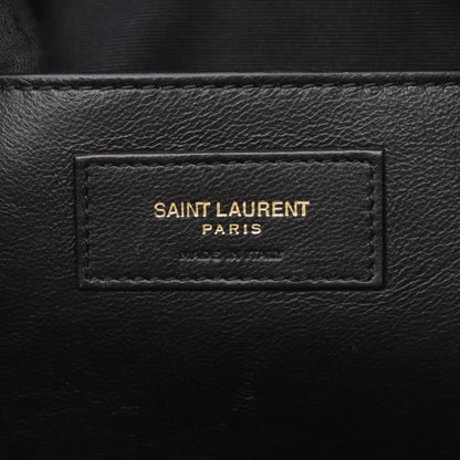 Saint Laurent Paris East West Tote Bag Leather Straw Tote Bag