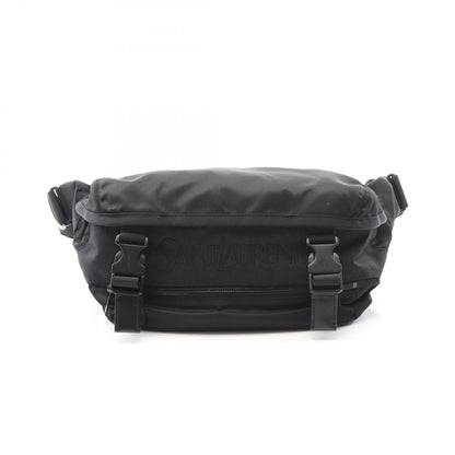 Saint Laurent Paris Embroidery Canvas Nylon Waist Bag