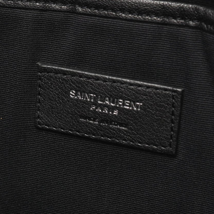 Saint Laurent Paris City Leather Canvas Backpack