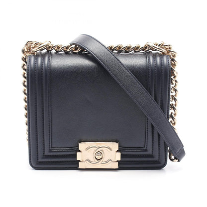 Chanel Boy Leather Shoulder Bag Style 12