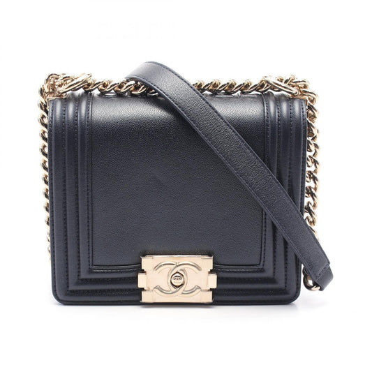 Chanel Boy Leather Shoulder Bag Style 12