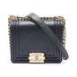 Chanel Boy Leather Shoulder Bag Style 12