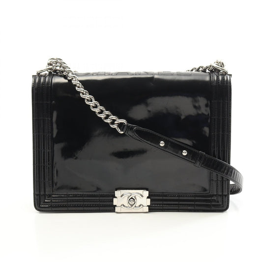 Chanel Boy Leather Shoulder Bag Style 17