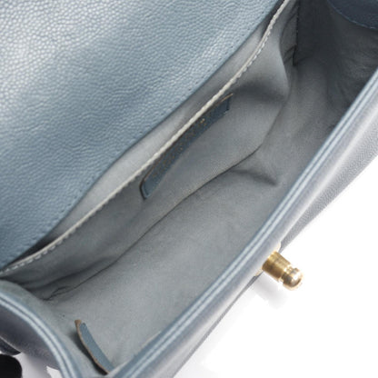 Chanel Boy Caviar Shoulder Bag