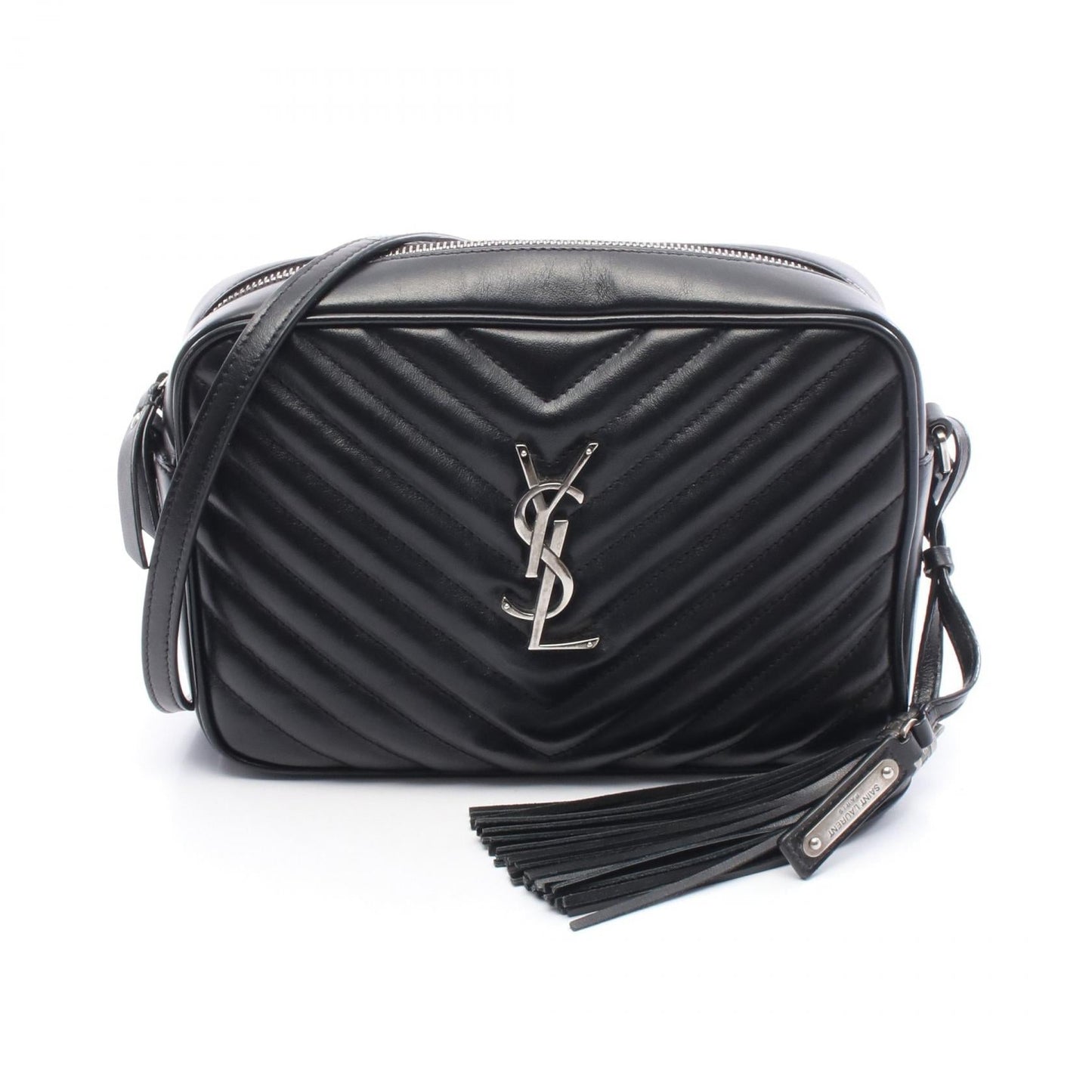 Saint Laurent Paris Lou Monogram Leather Shoulder Bag