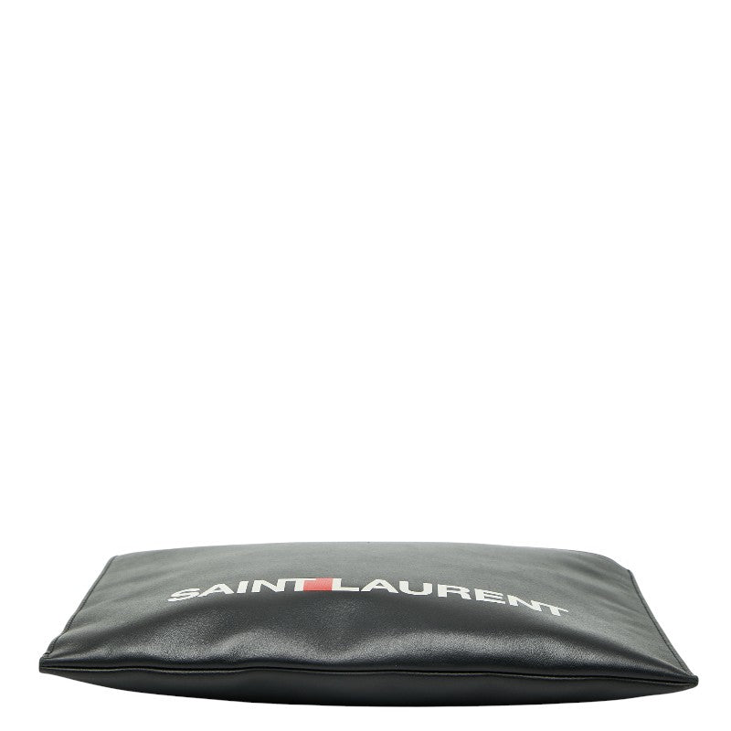 Saint Laurent Leather Red Clutch Leather