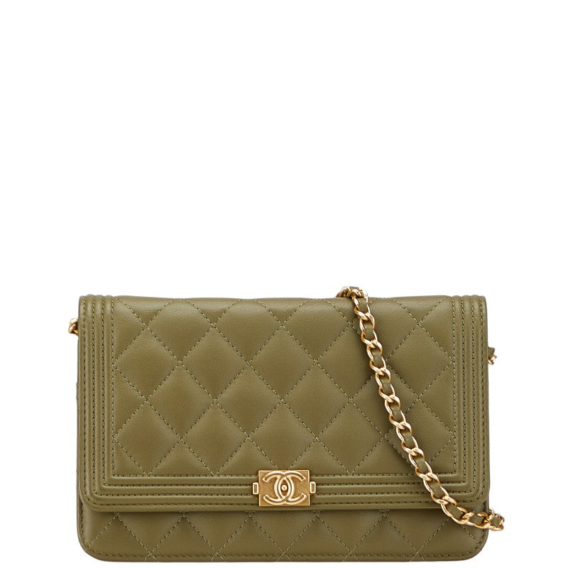 Chanel Boy Lambskin Shoulder Bag Style 14