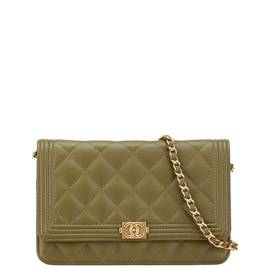 Chanel Boy Lambskin Shoulder Bag Style 14