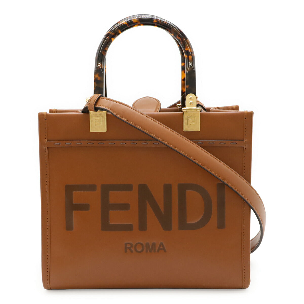 Fendi Sunshine Small Leather 2Way Bag