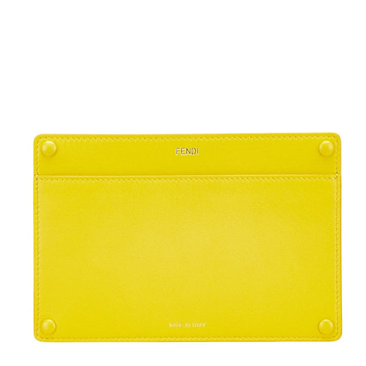 Fendi Peekaboo Pocket Leather Pouch