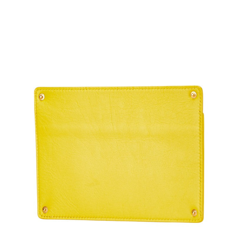 Fendi Peekaboo Pocket Leather Pouch