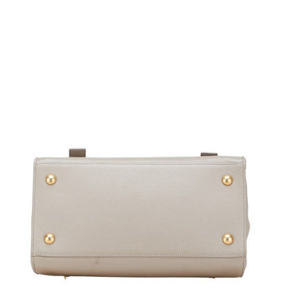 Saint Laurent M Two Leather Canvas 2Way Bag