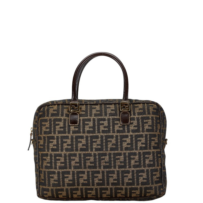 Fendi Zucca Canvas Leather 2Way Bag