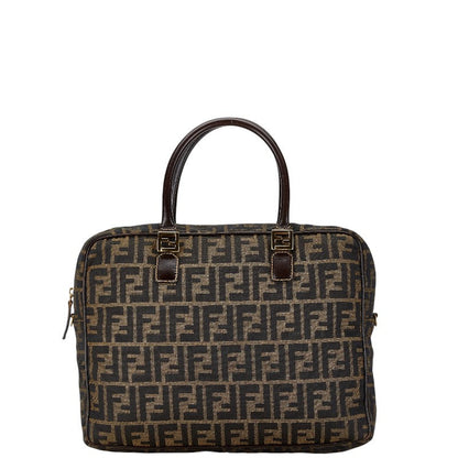 Fendi Zucca Canvas Leather 2Way Bag