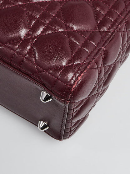 CHRISTIAN DIOR LAMBSKIN LADY DIOR BAG