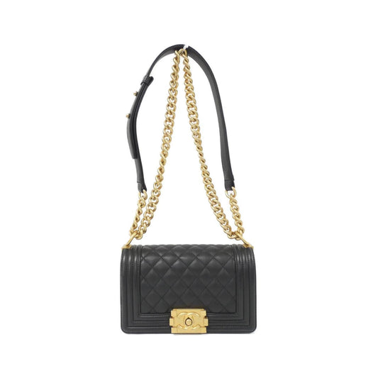 Chanel Boy Lambskin Shoulder Bag Style 13