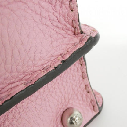 Fendi Peekaboo Leather Red Handbag Style 9