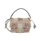 Fendi Mamma Baguette Small Suede Beads Sequins Shoulder Bag