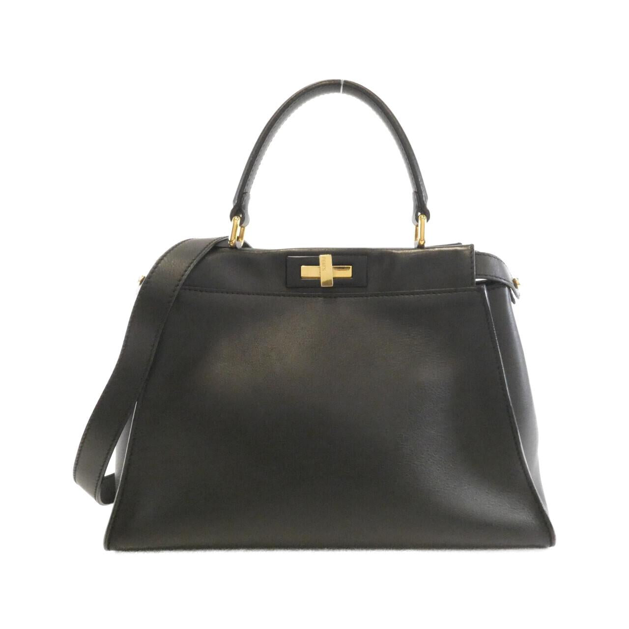 Fendi Peekaboo Leather Red Handbag Style 18