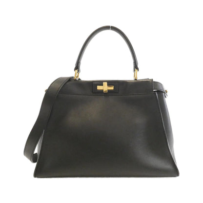 Fendi Peekaboo Leather Red Handbag Style 18