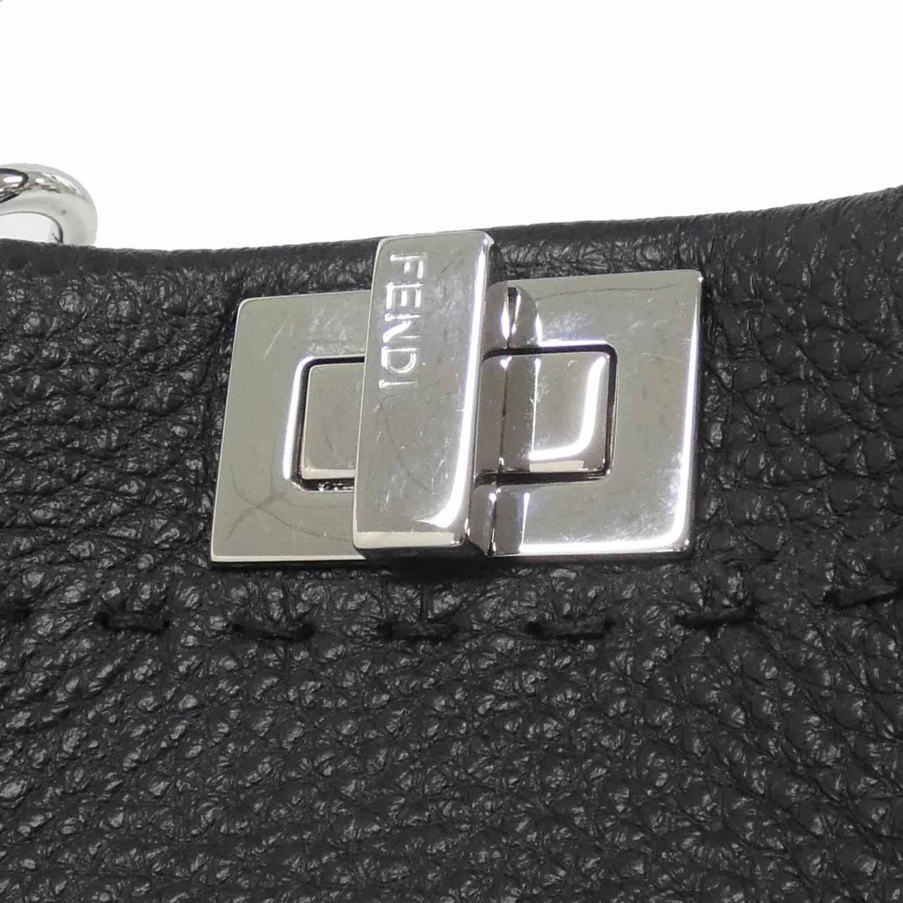 Fendi Peekaboo Leather Red Handbag Style 20