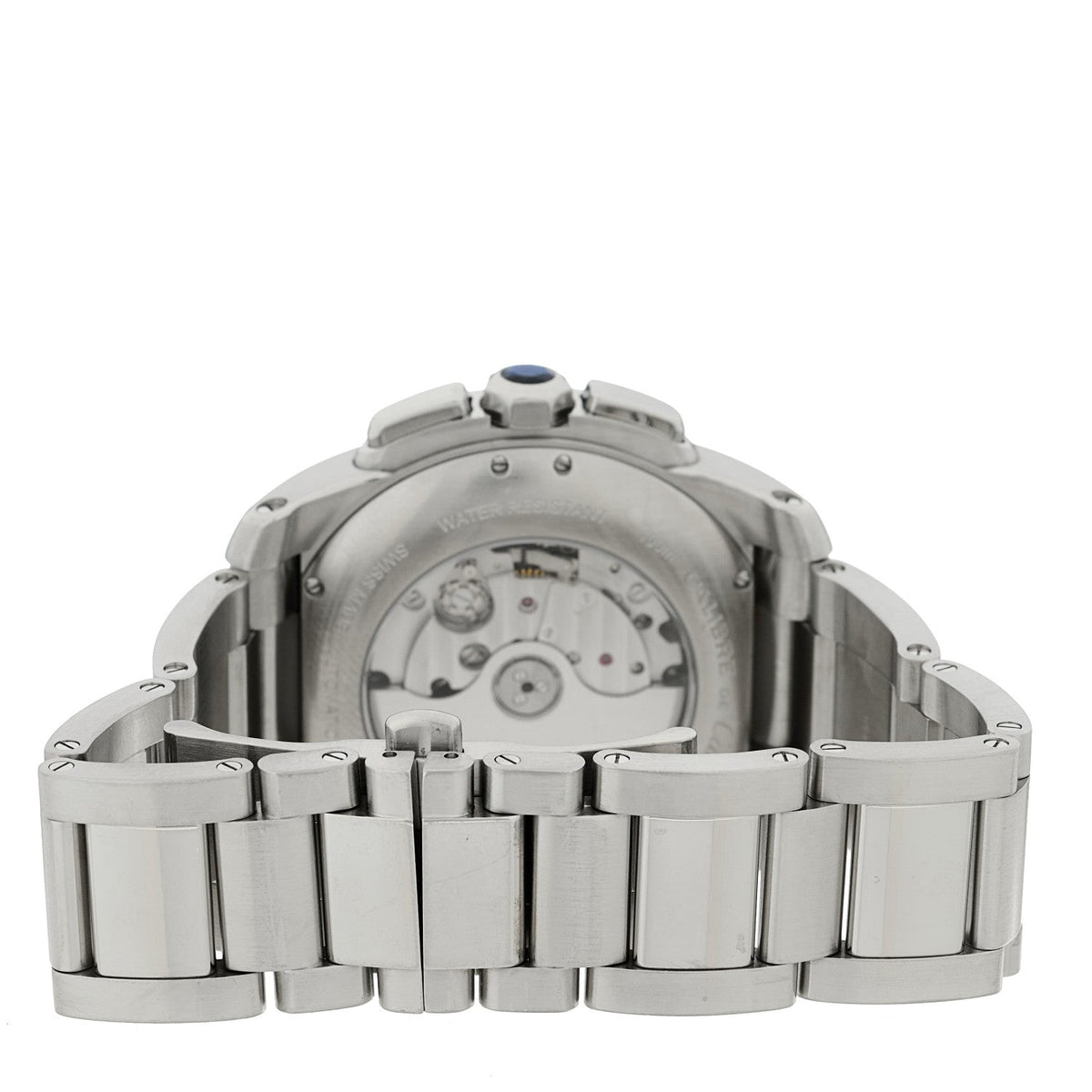 Stainless Steel 42mm Calibre de Cartier Chronograph Automatic Watch