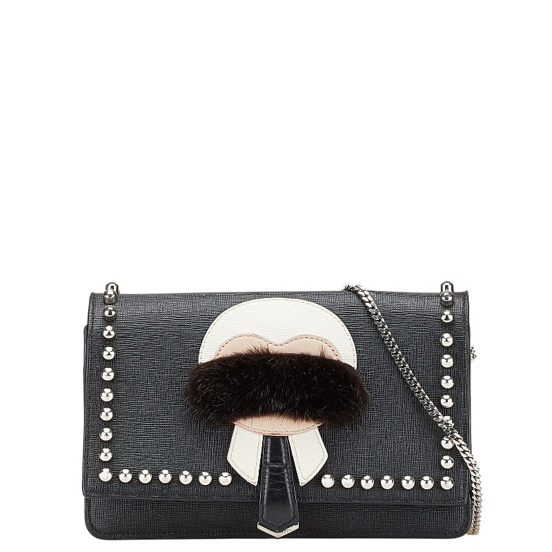 Fendi Leather Red Shoulder Bag Style 12