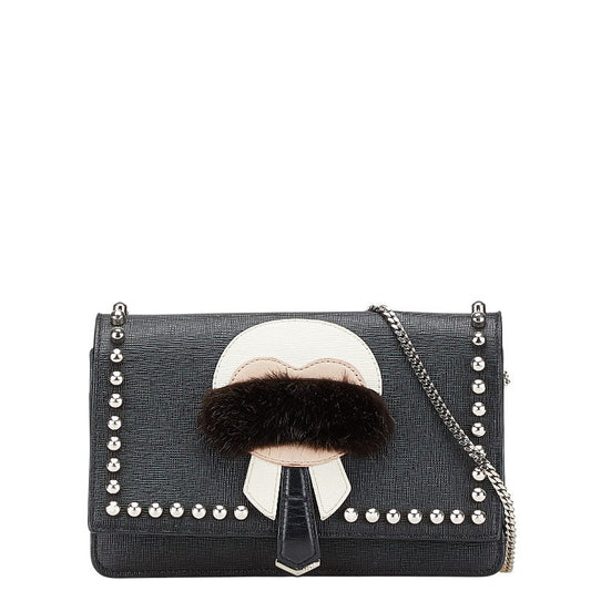 Fendi Leather Red Shoulder Bag Style 12