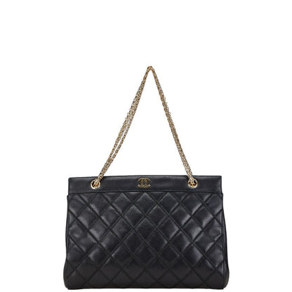 Chanel Bicolore Coco Mark Leather Chain Shoulder Bag