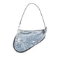 Dior Saddle Canvas Blue Crossbody