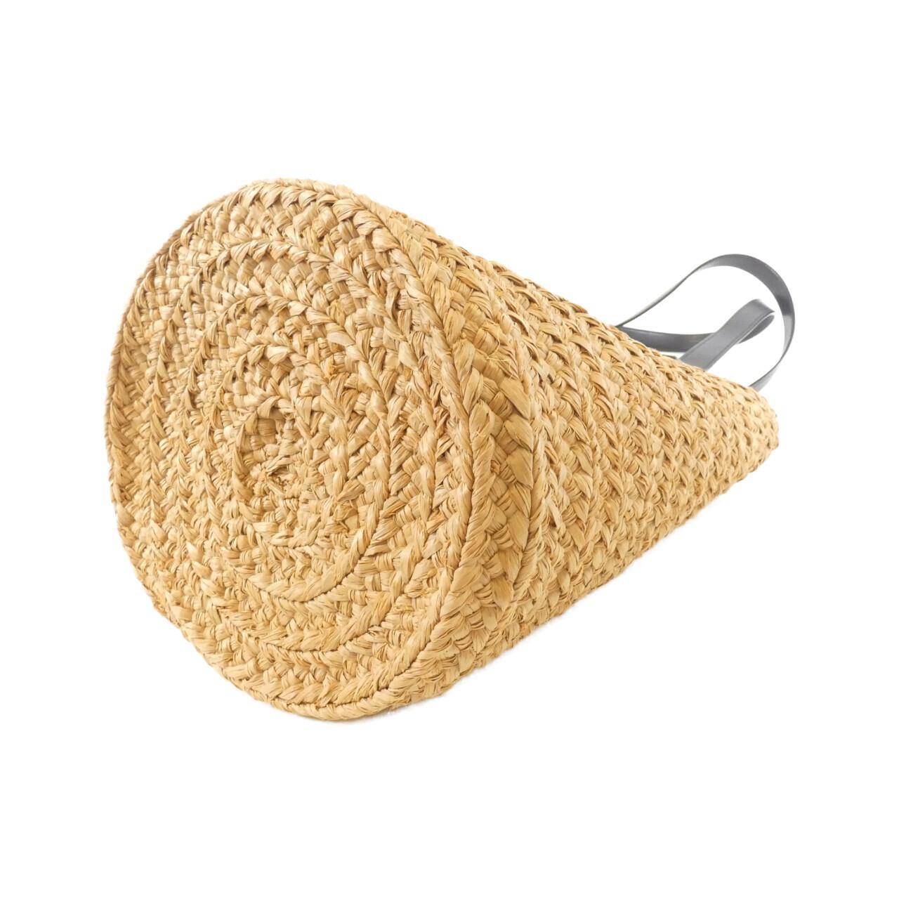 Saint Laurent Panier Raffia Bag