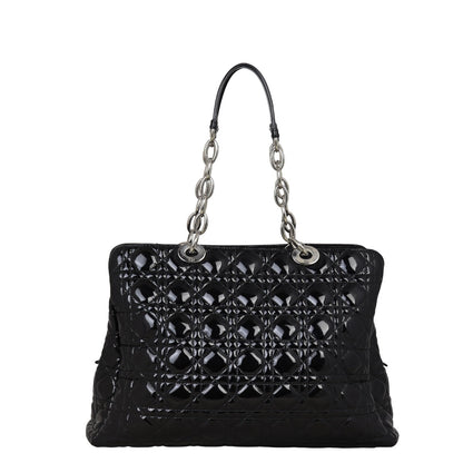 Dior Cannage Shopping Tote Patent