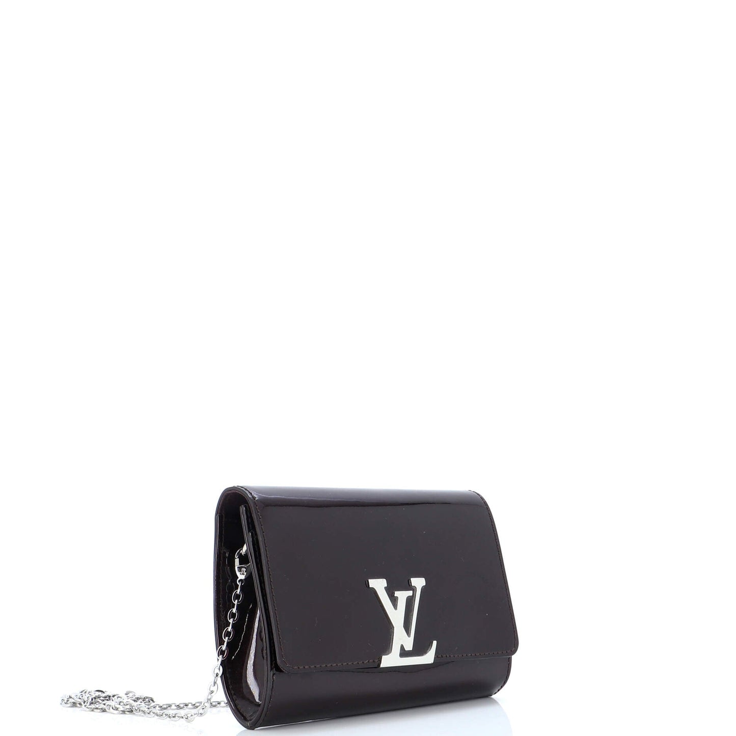 Louis Vuitton Chain Louise Clutch Patent PM