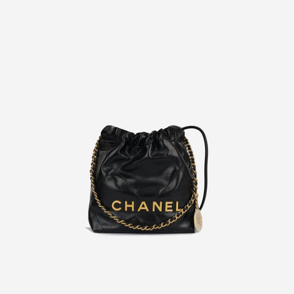 Chanel Chanel 22 Calfskin Black Shoulder Bag Style 3