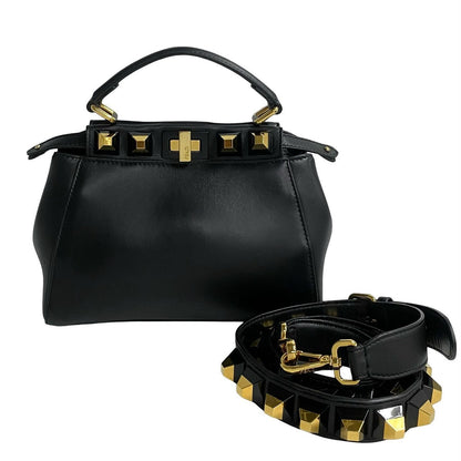 Fendi Peek-A-Boo Nappa Leather 2Way Bag