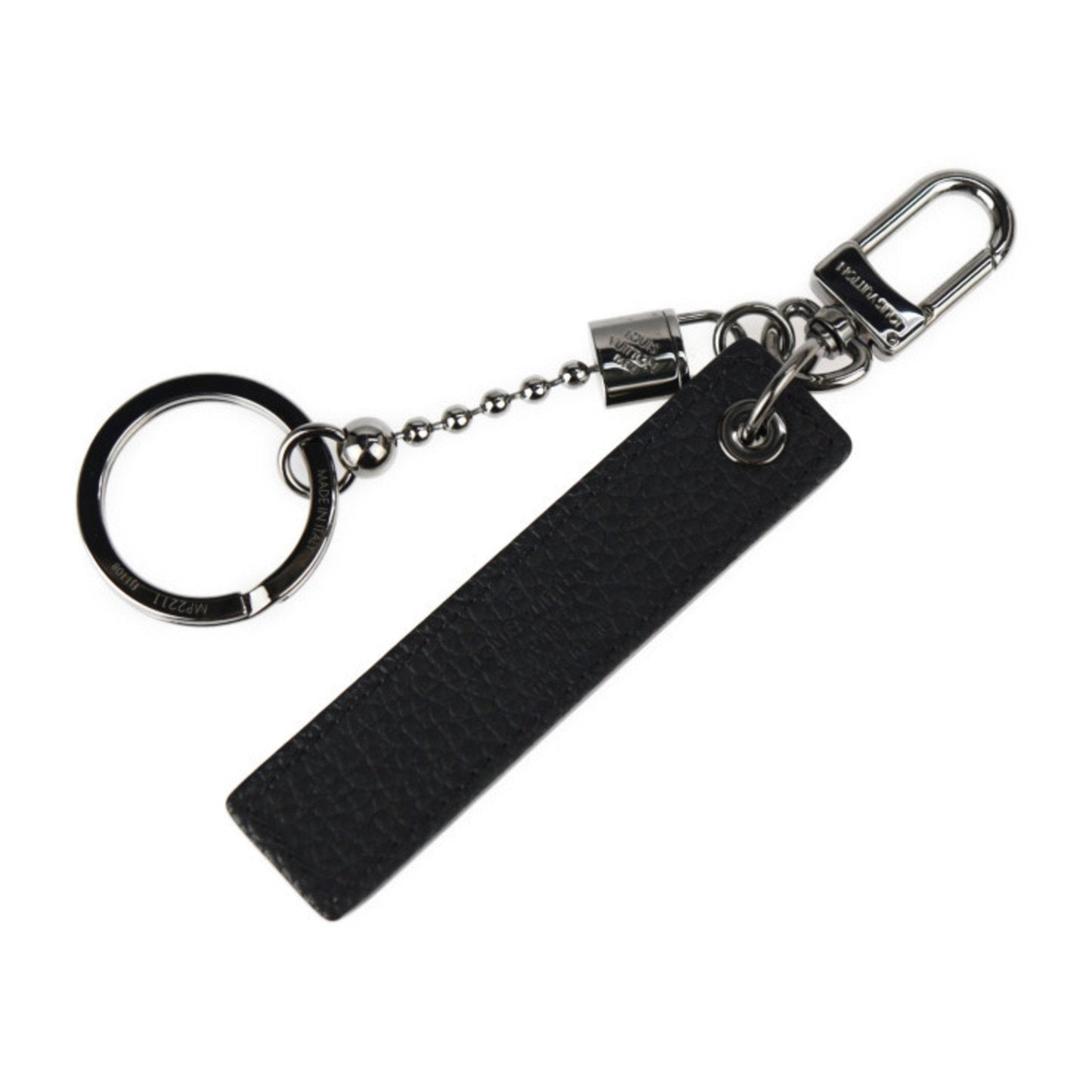 Louis Vuitton  yellow Leather Keyring
