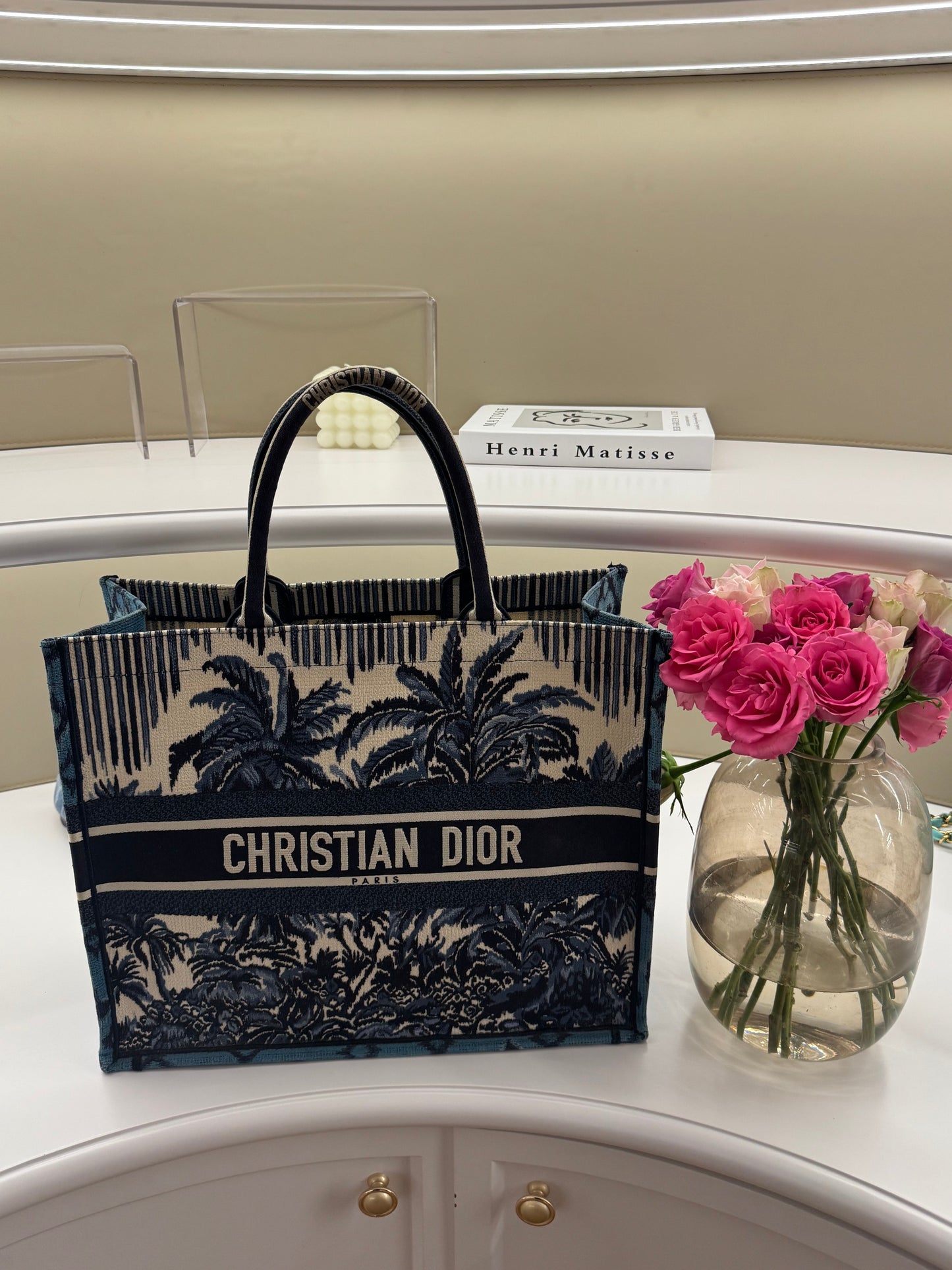 Dior Book Tote Leather Tote Bag Style 49